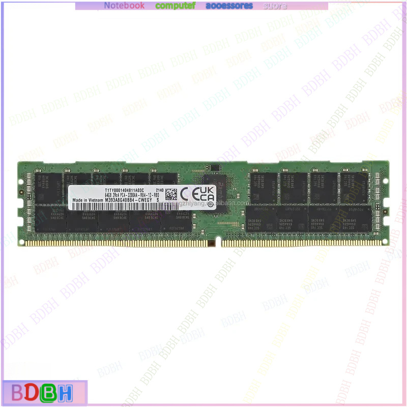 Memoria de Servidor ZQ M393A8G - 64Gb Ddr4 Ecc Reg 3200Mhz reseña y precio